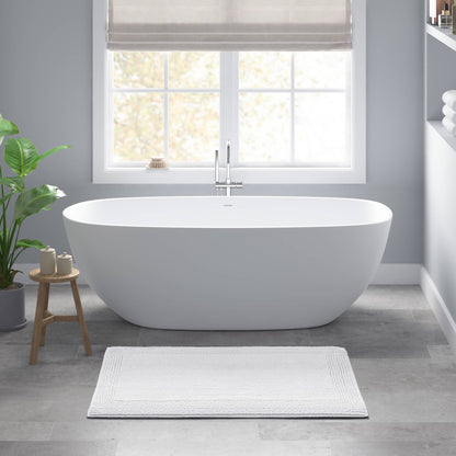 100% Cotton Tufted 3000 GSM Reversible Bath Rug