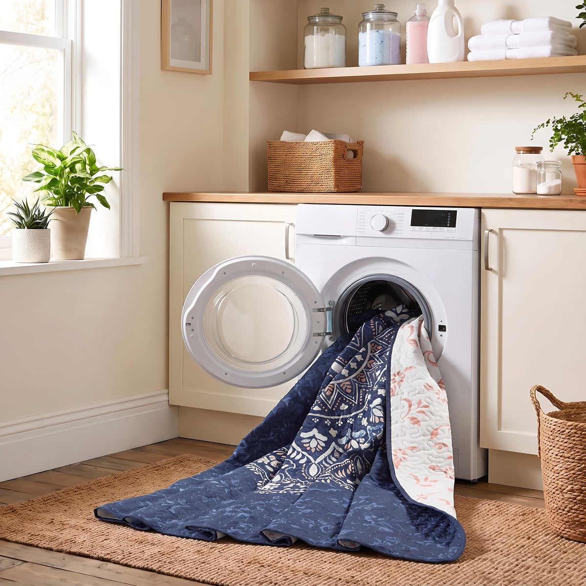Elava Floral Medallion Quilt Mini Set