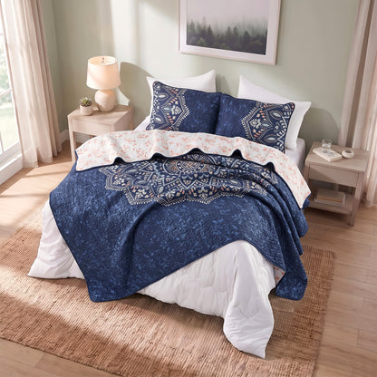 Elava Floral Medallion Quilt Mini Set