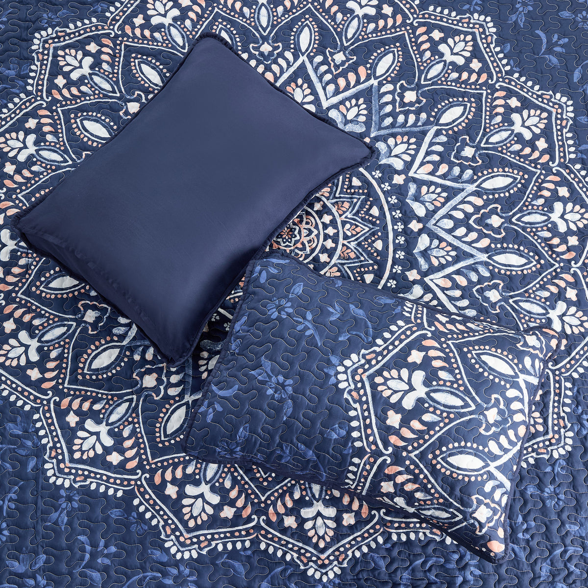Elava Floral Medallion Quilt Mini Set