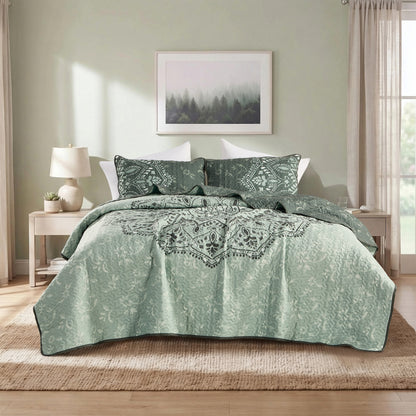 Elava Floral Medallion Quilt Mini Set