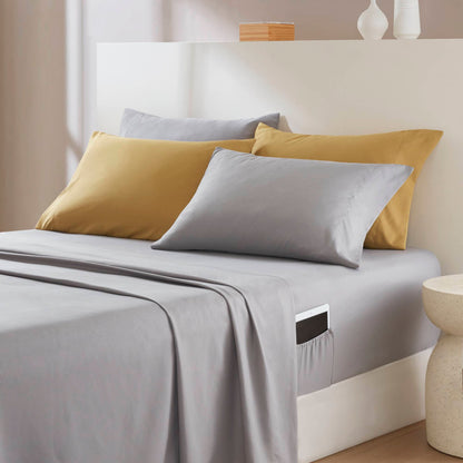 Round Geometric Print Comforter Set, Bed-in-a-Bag Bedding Set