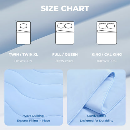Cooling Comforter, Cooling Blanket for Hot Sleepers, Silky Smooth Summer Comforter