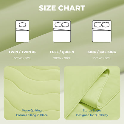 Cooling Comforter, Cooling Blanket for Hot Sleepers, Silky Smooth Summer Comforter