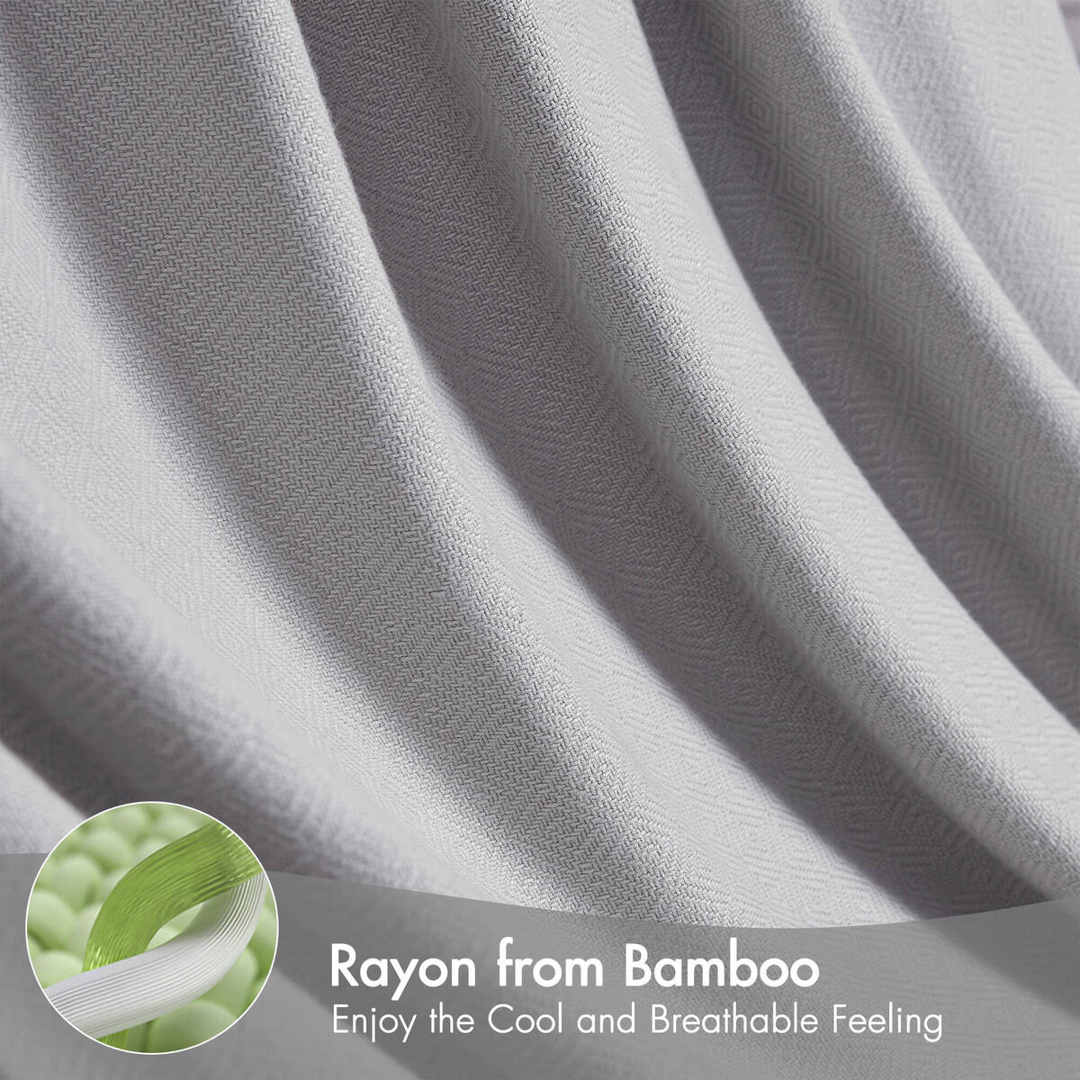 Rayon Diamond Jacquard Weave Cotton Blanket