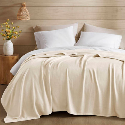 Rayon Diamond Jacquard Weave Cotton Blanket
