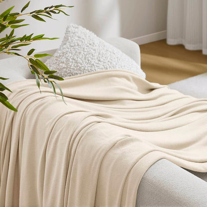 Rayon Diamond Jacquard Weave Cotton Blanket