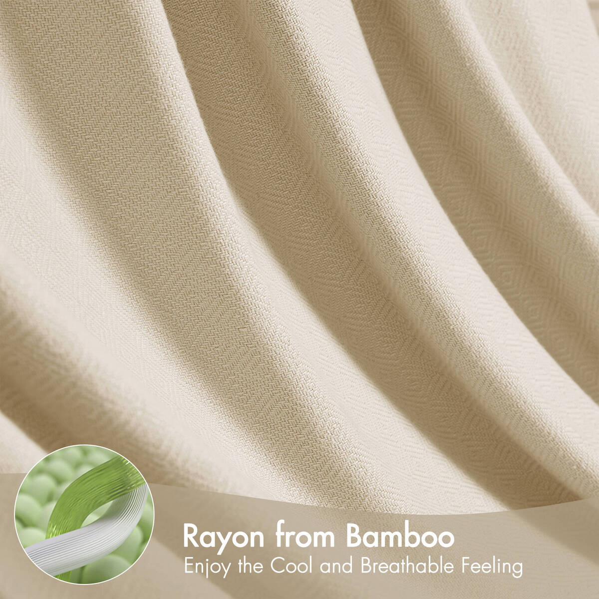 Rayon Diamond Jacquard Weave Cotton Blanket
