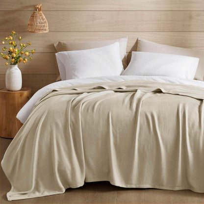 Rayon Diamond Jacquard Weave Cotton Blanket