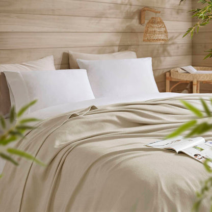 Rayon Diamond Jacquard Weave Cotton Blanket