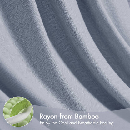 Rayon Diamond Jacquard Weave Cotton Blanket