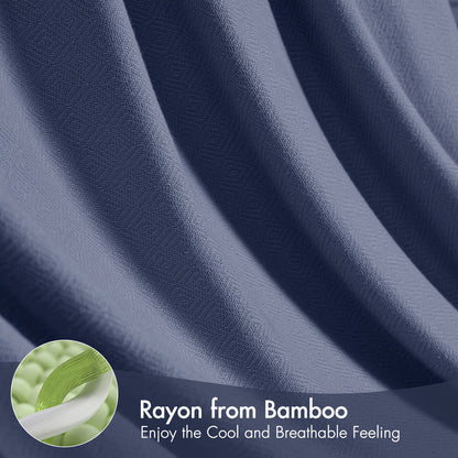 Rayon Diamond Jacquard Weave Cotton Blanket