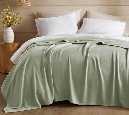 Rayon Diamond Jacquard Weave Cotton Blanket