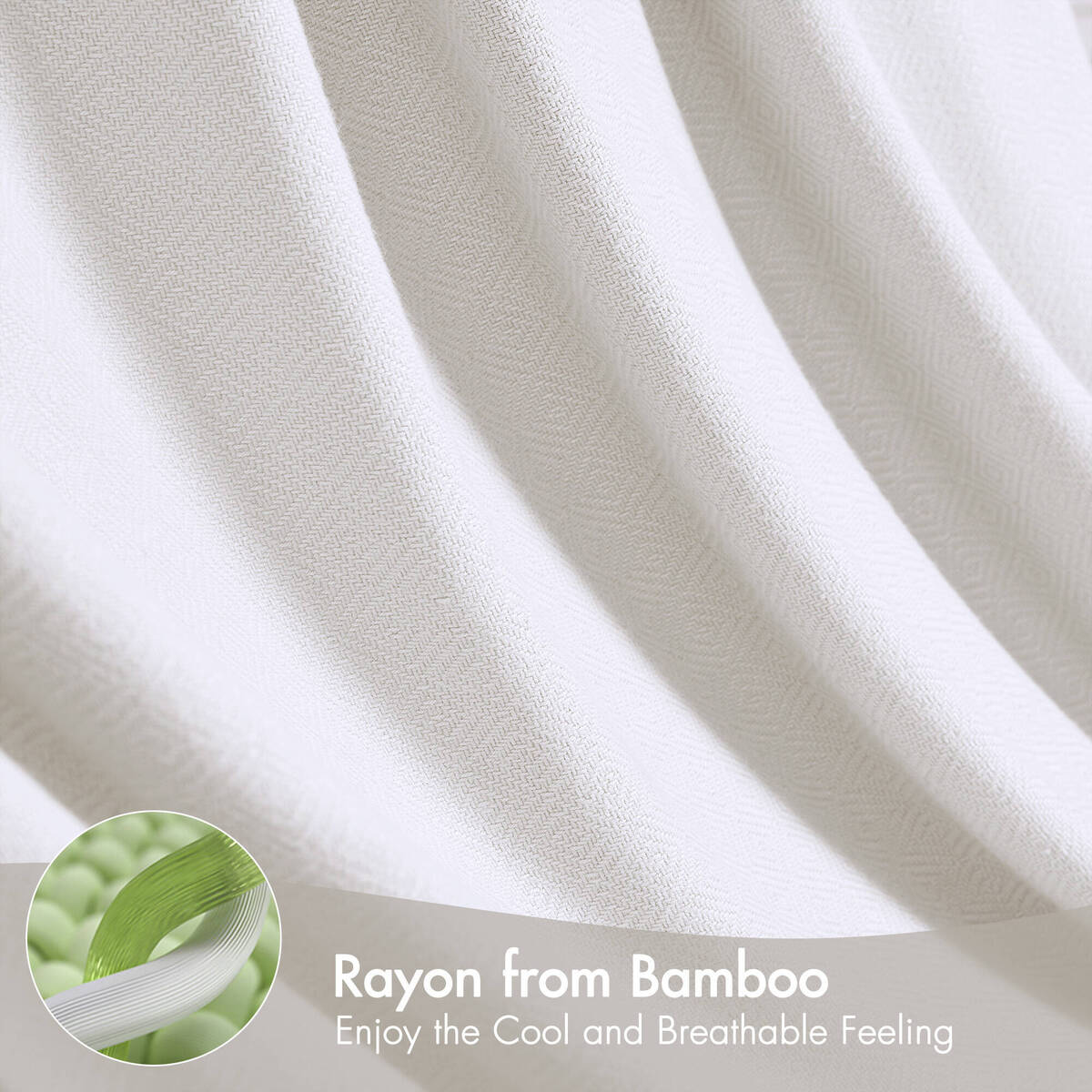 Rayon Diamond Jacquard Weave Cotton Blanket