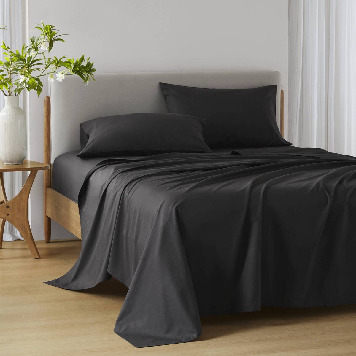 144TC 100% Cotton Solid Sheet Set