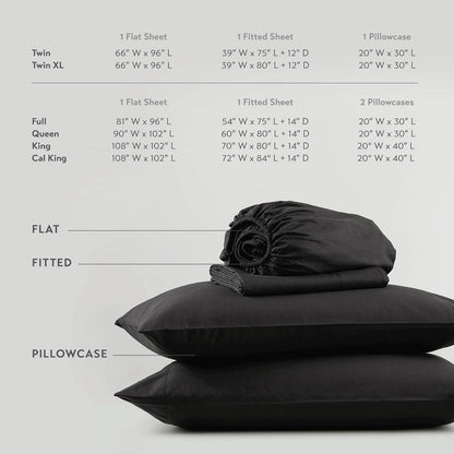 144TC 100% Cotton Solid Sheet Set