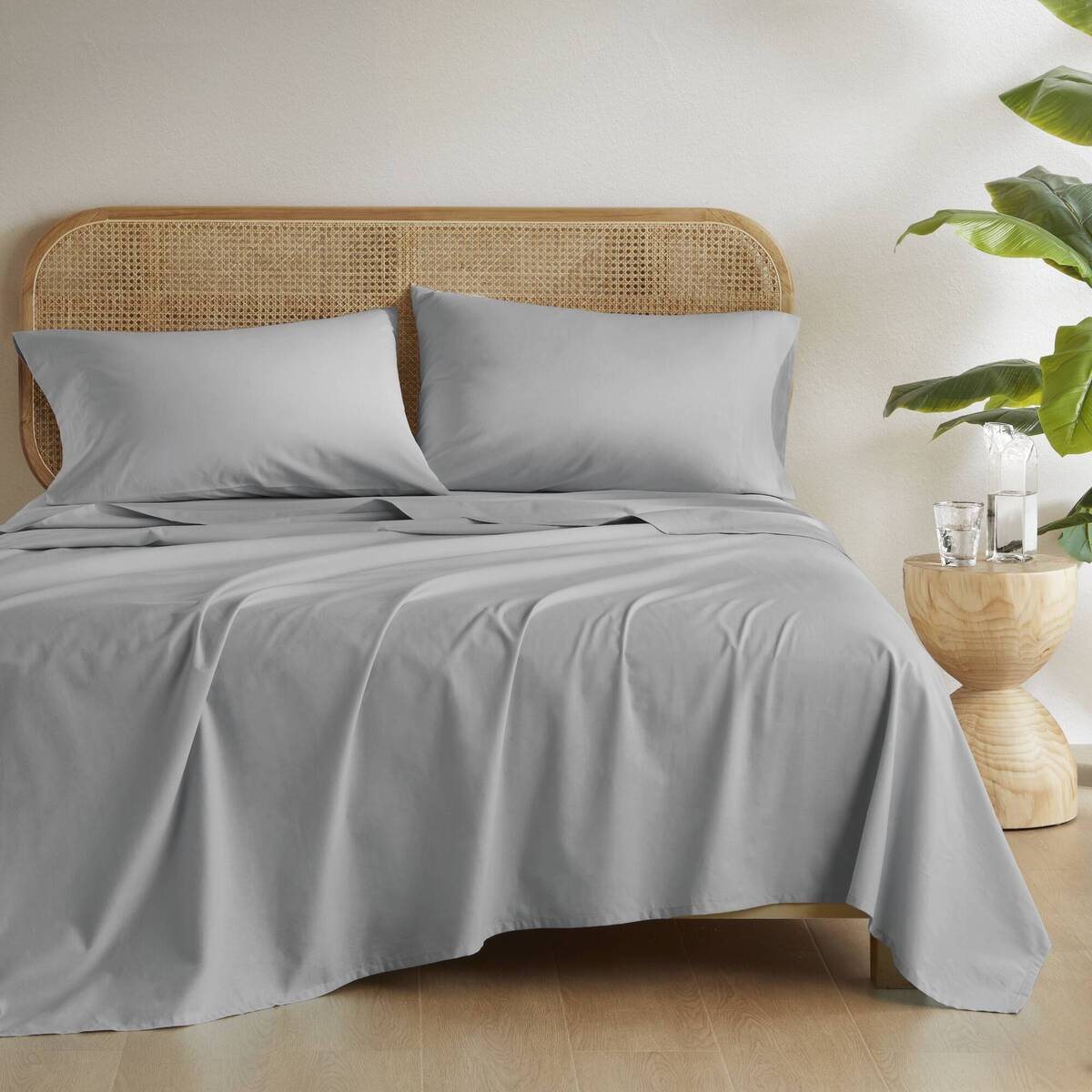 144TC 100% Cotton Solid Sheet Set