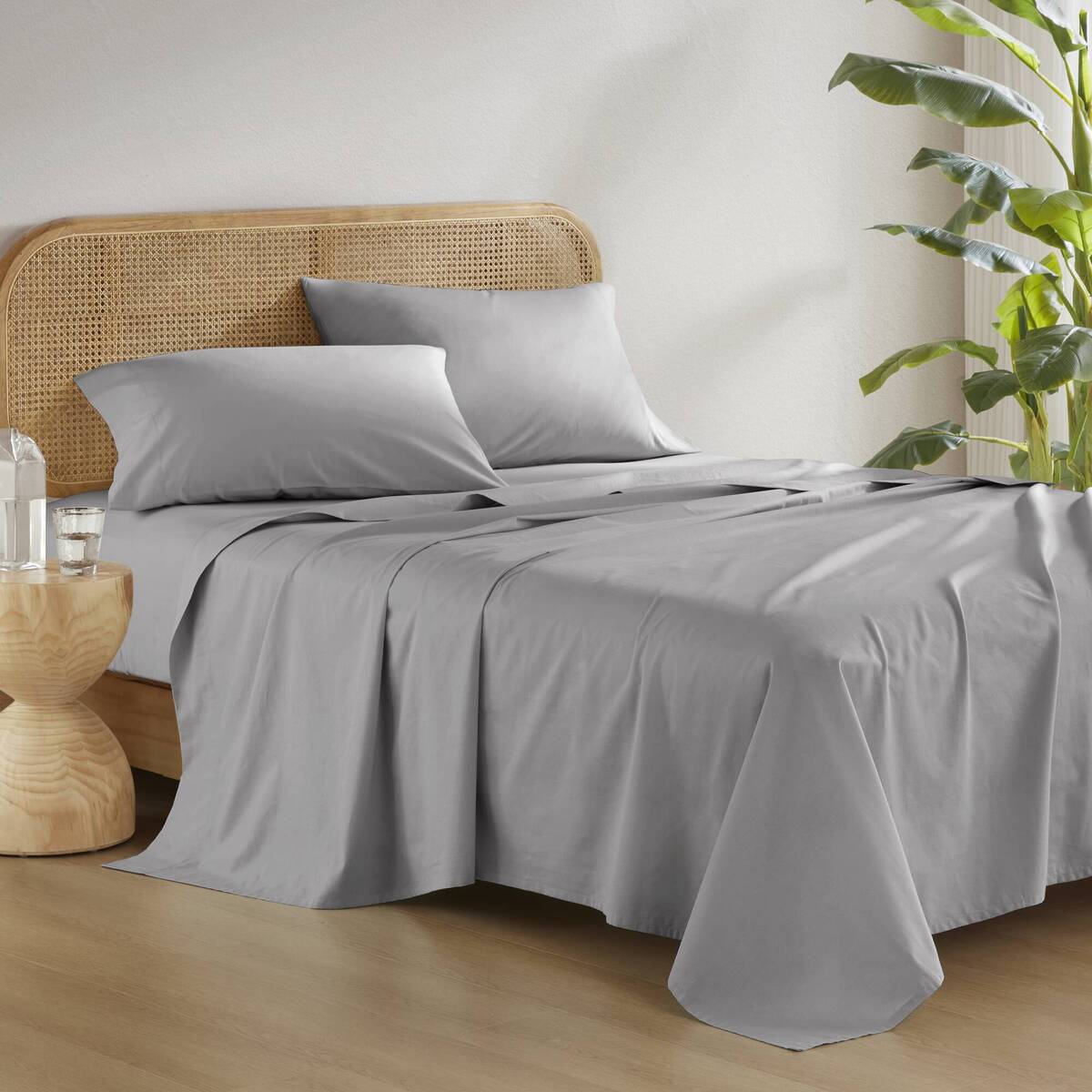 144TC 100% Cotton Solid Sheet Set