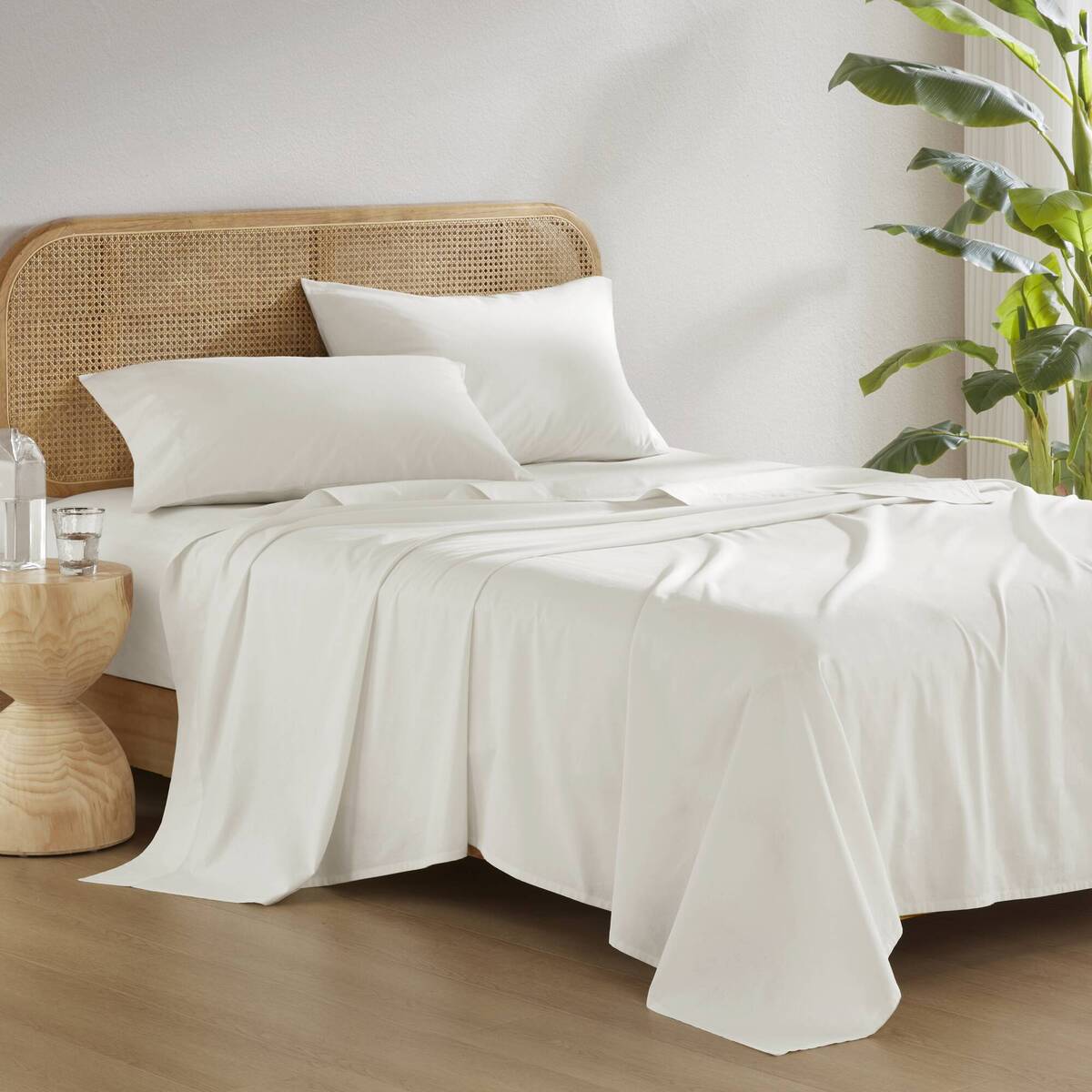 144TC 100% Cotton Solid Sheet Set