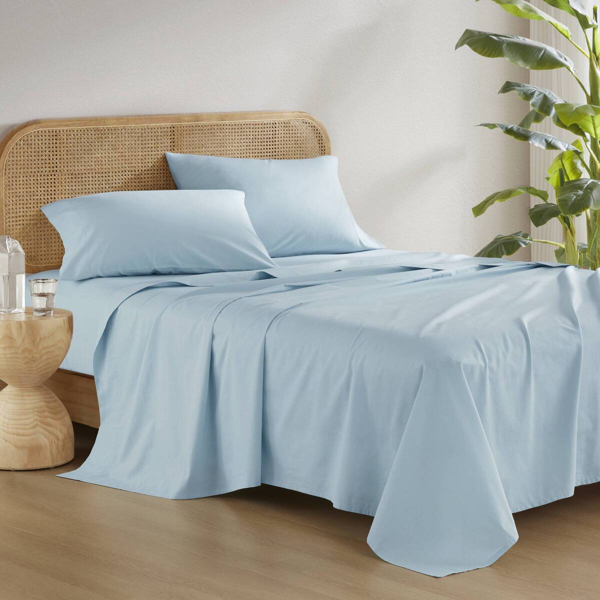 144TC 100% Cotton Solid Sheet Set