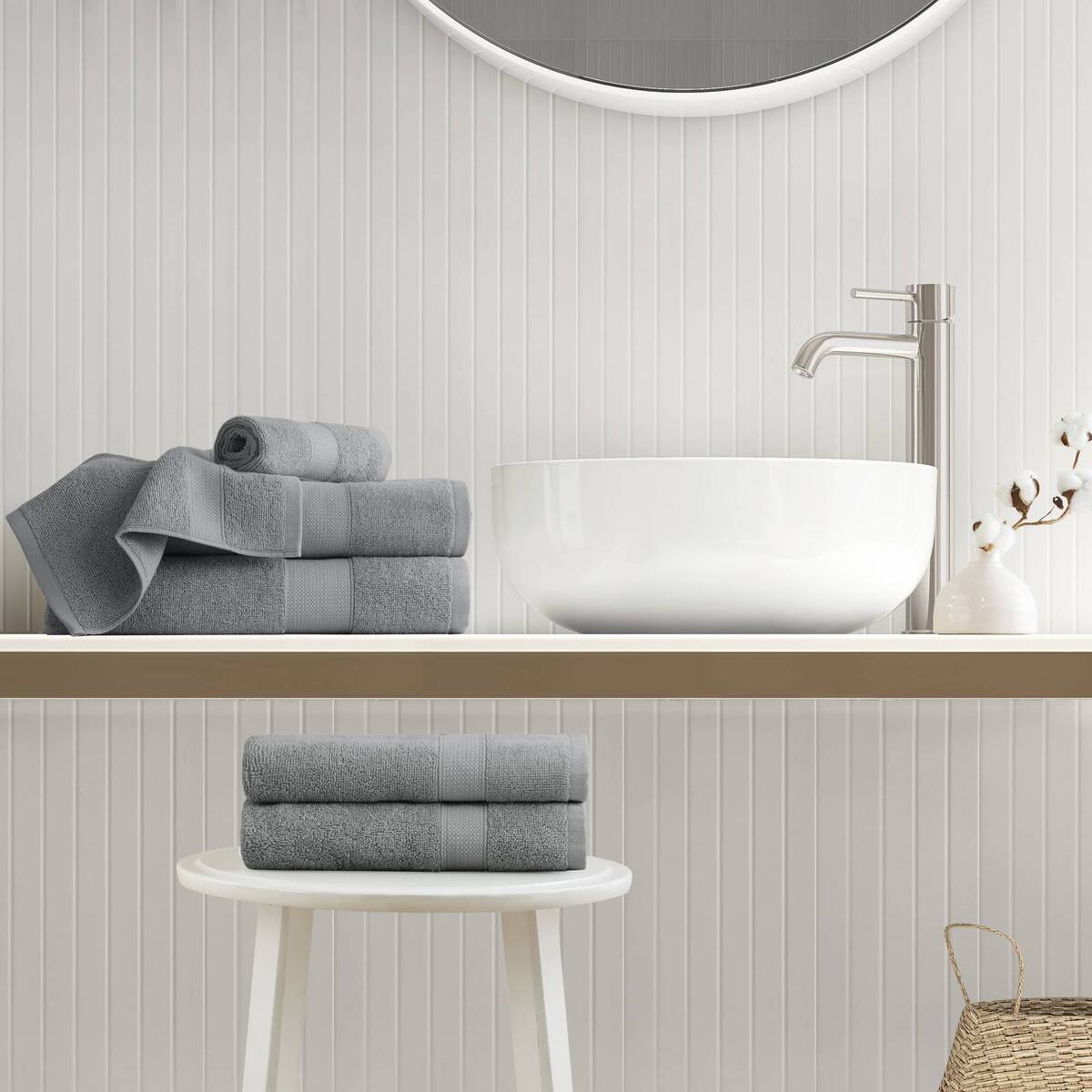 Premium Turkish Cotton Plush Towel Set