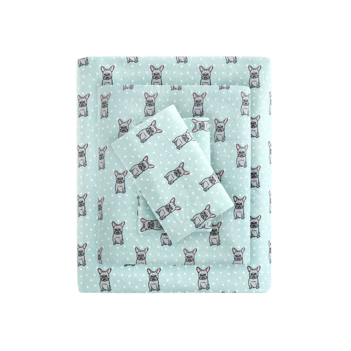 Cozy Cotton Flannel Printed Sheet Set