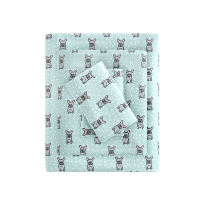Cozy Cotton Flannel Printed Sheet Set
