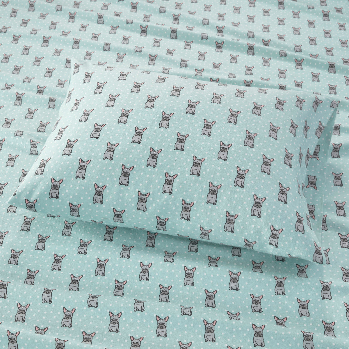 Cozy Cotton Flannel Printed Sheet Set