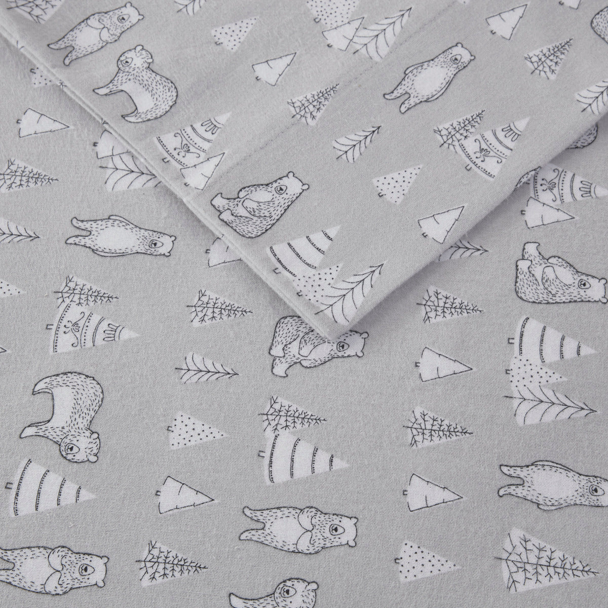 Cozy Cotton Flannel Printed Sheet Set