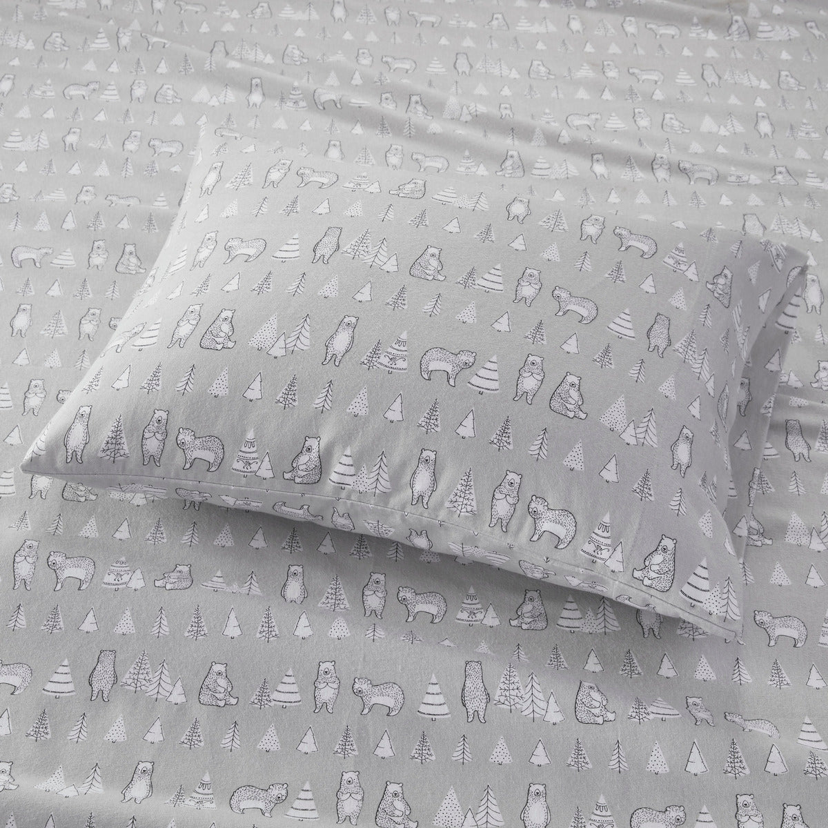 Cozy Cotton Flannel Printed Sheet Set