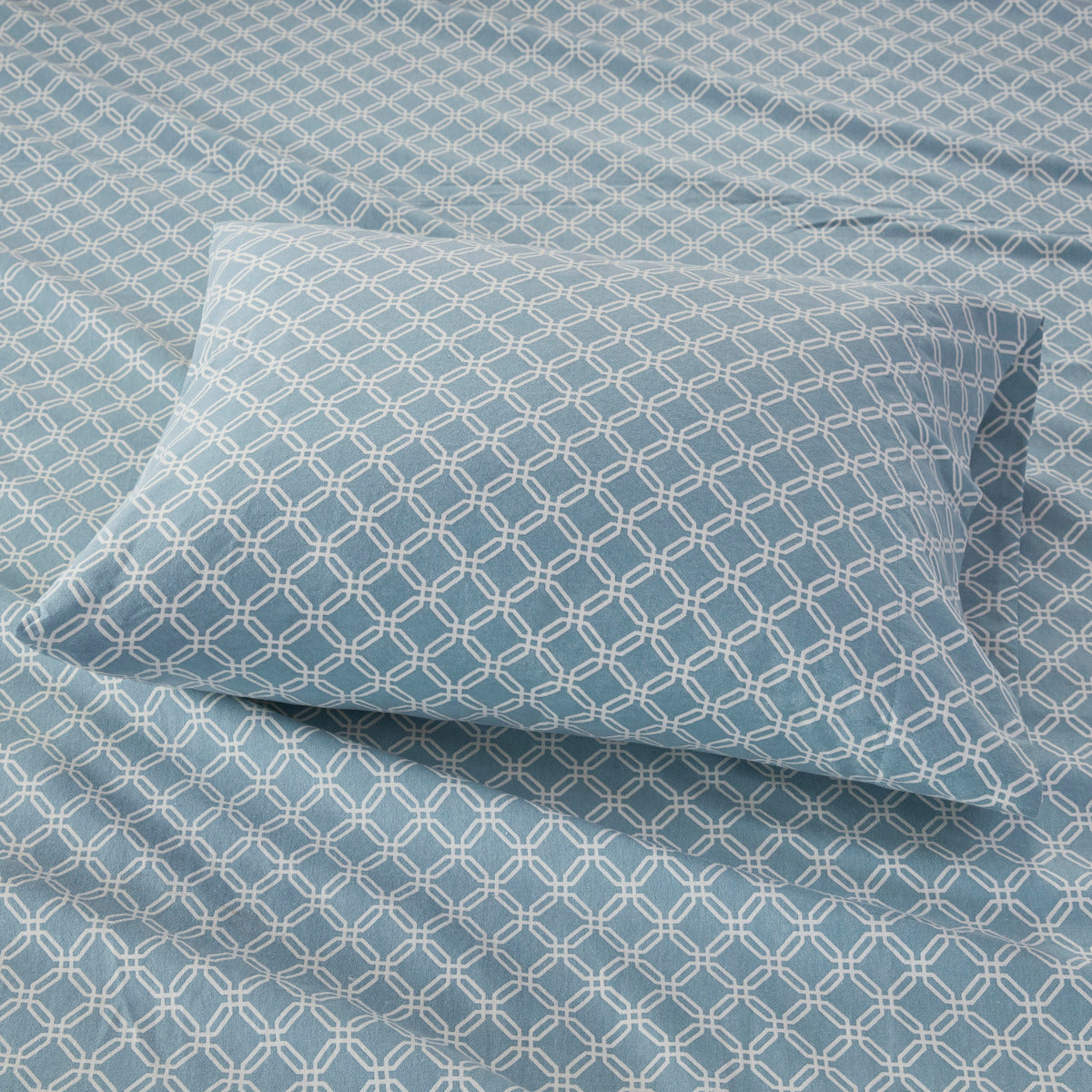 Cozy Cotton Flannel Printed Sheet Set