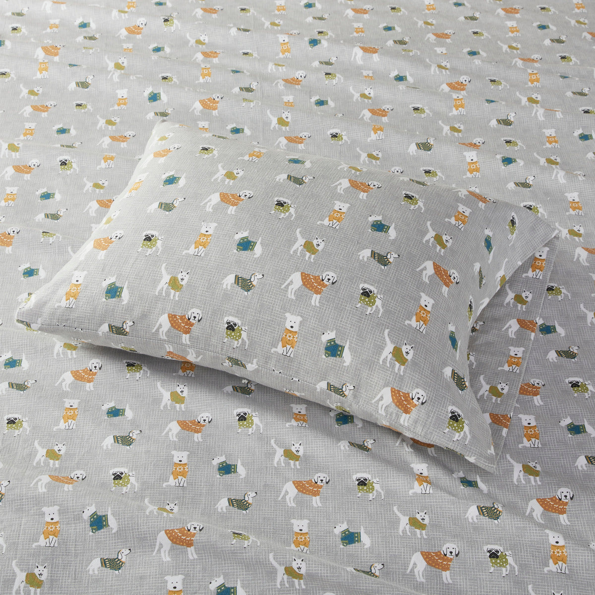 Cozy Cotton Flannel Printed Sheet Set