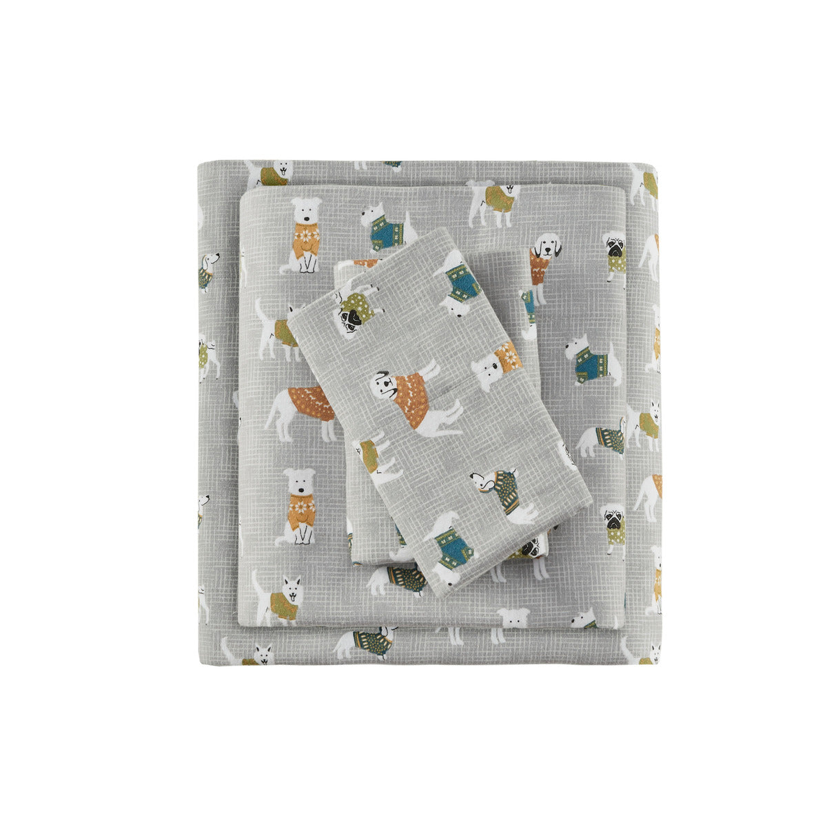 Cozy Cotton Flannel Printed Sheet Set