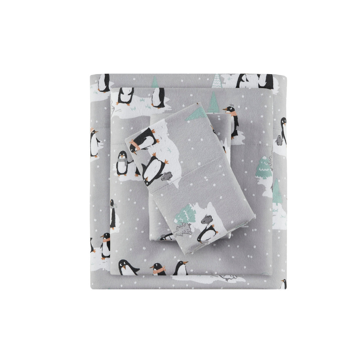 Cozy Cotton Flannel Printed Sheet Set