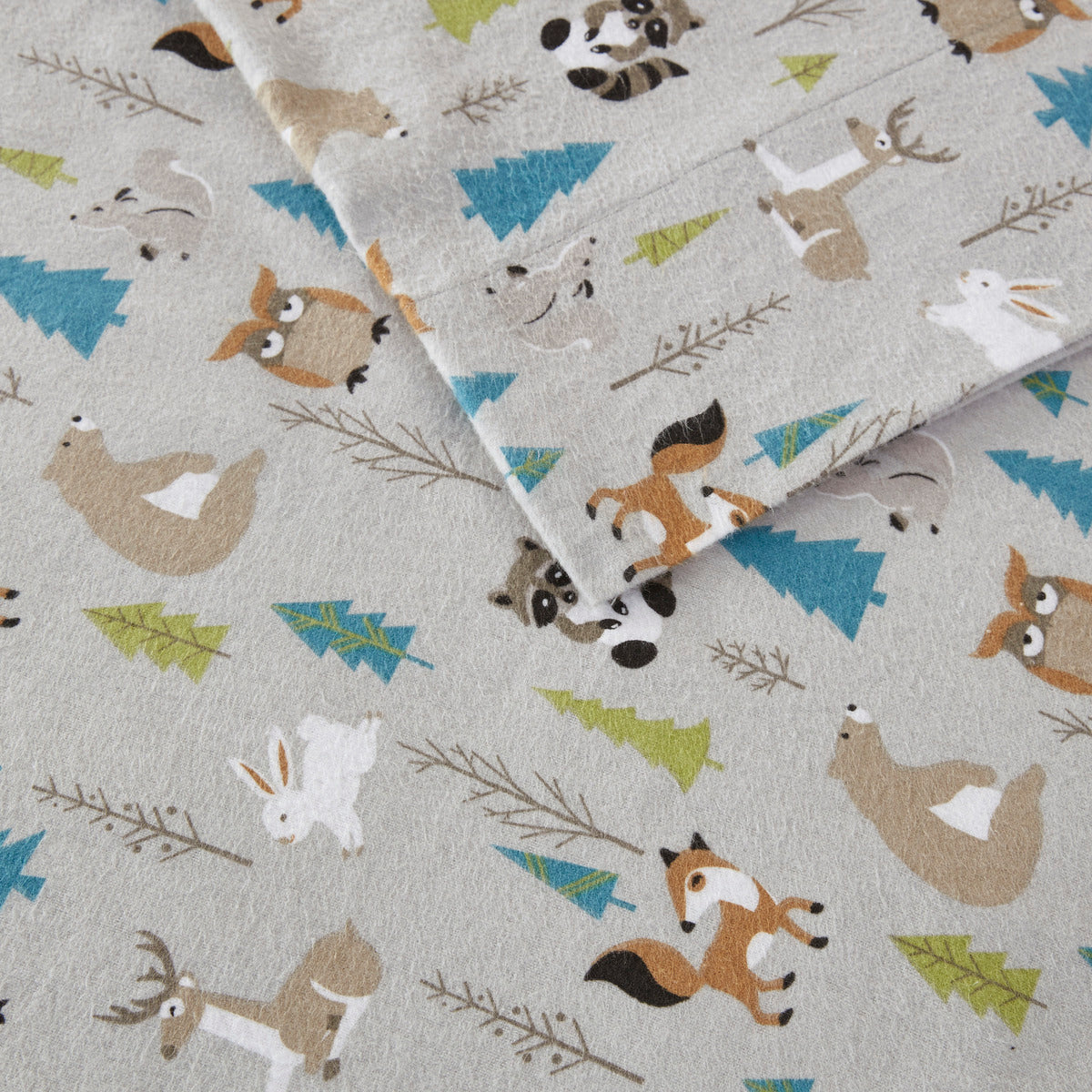 Cozy Cotton Flannel Printed Sheet Set