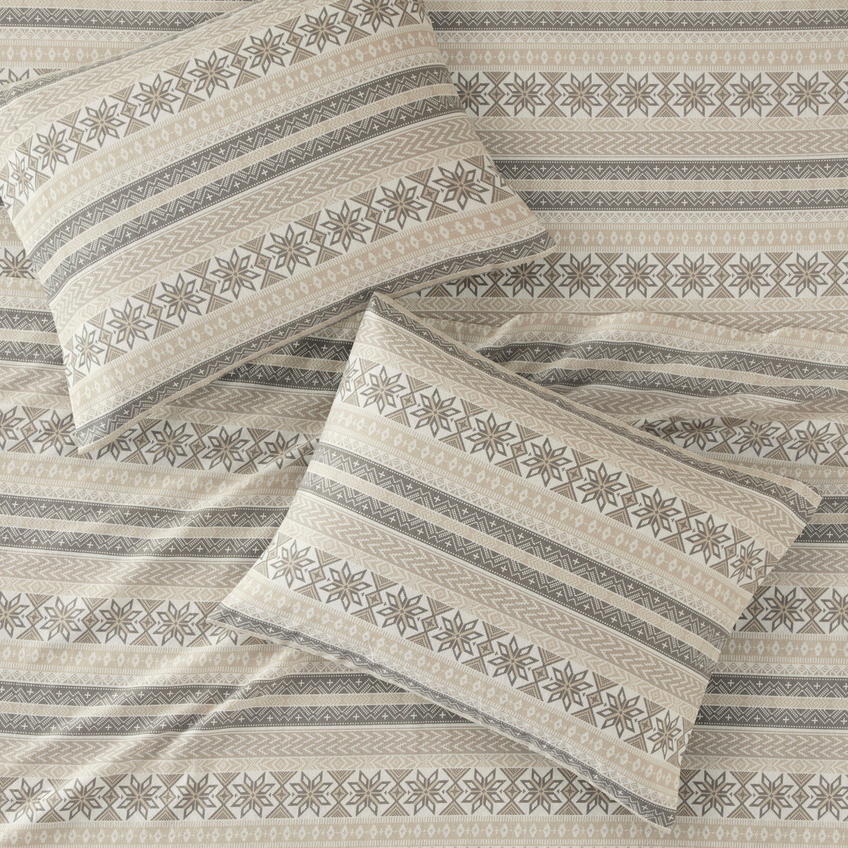 Cozy Cotton Flannel Printed Sheet Set