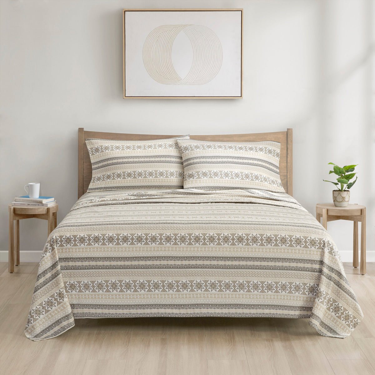 Cozy Cotton Flannel Printed Sheet Set