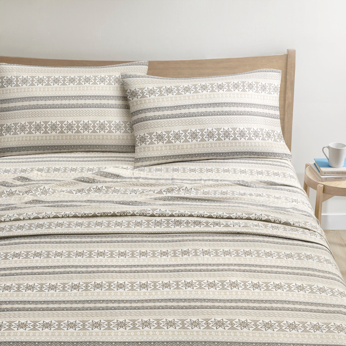 Cozy Cotton Flannel Printed Sheet Set