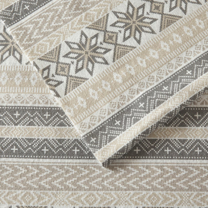 Cozy Cotton Flannel Printed Sheet Set
