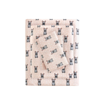 Cozy Cotton Flannel Printed Sheet Set