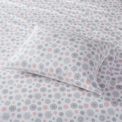 Cozy Cotton Flannel Printed Sheet Set
