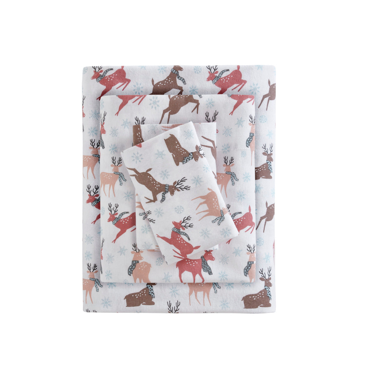 Cozy Cotton Flannel Printed Sheet Set