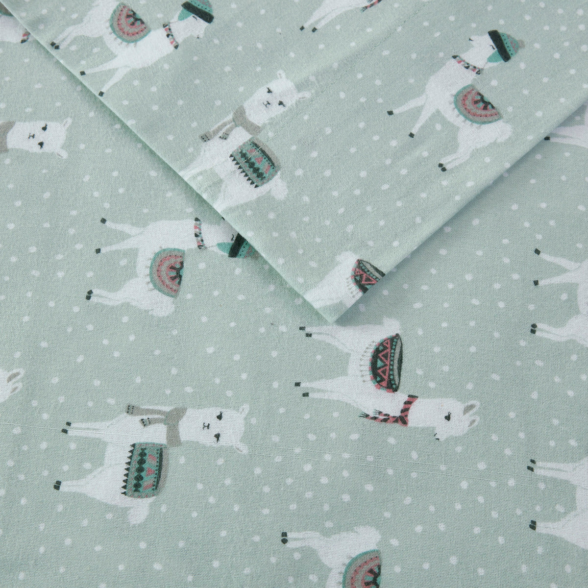 Cozy Cotton Flannel Printed Sheet Set