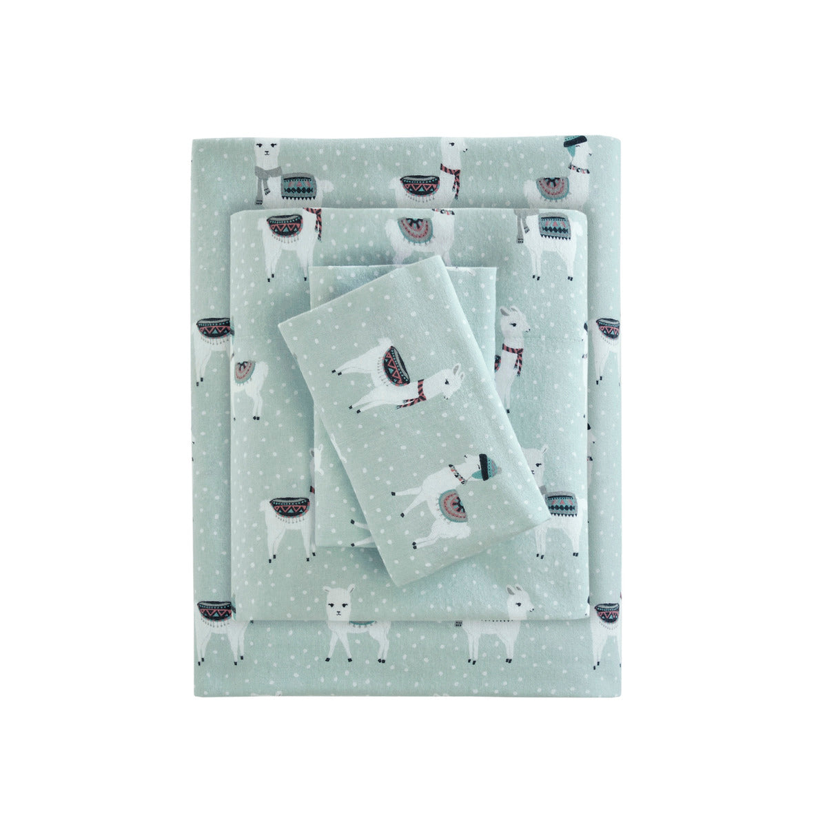 Cozy Cotton Flannel Printed Sheet Set