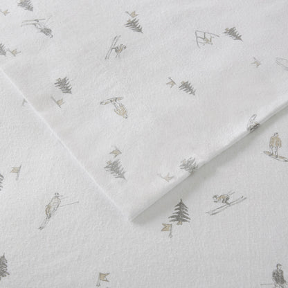 Cozy Cotton Flannel Printed Sheet Set