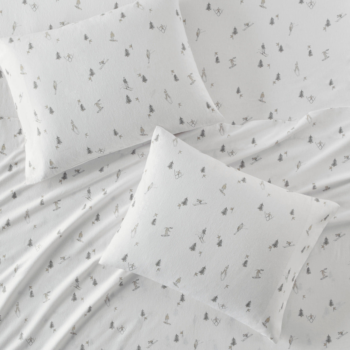 Cozy Cotton Flannel Printed Sheet Set