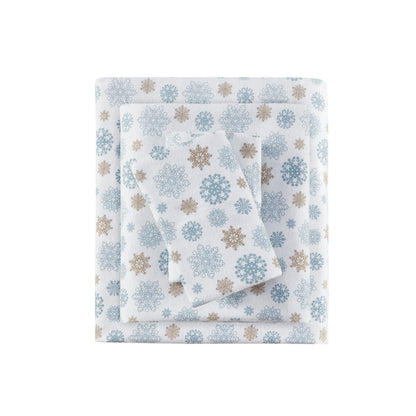 Cozy Cotton Flannel Printed Sheet Set