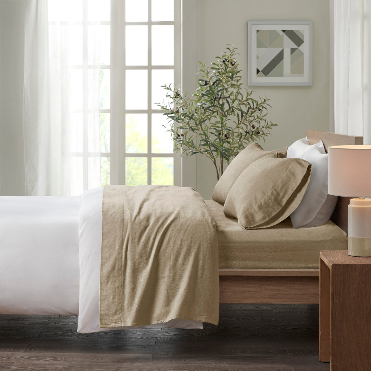 Cozy Cotton Flannel Printed Sheet Set